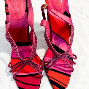 Brand new Versace sling backs 4” heel